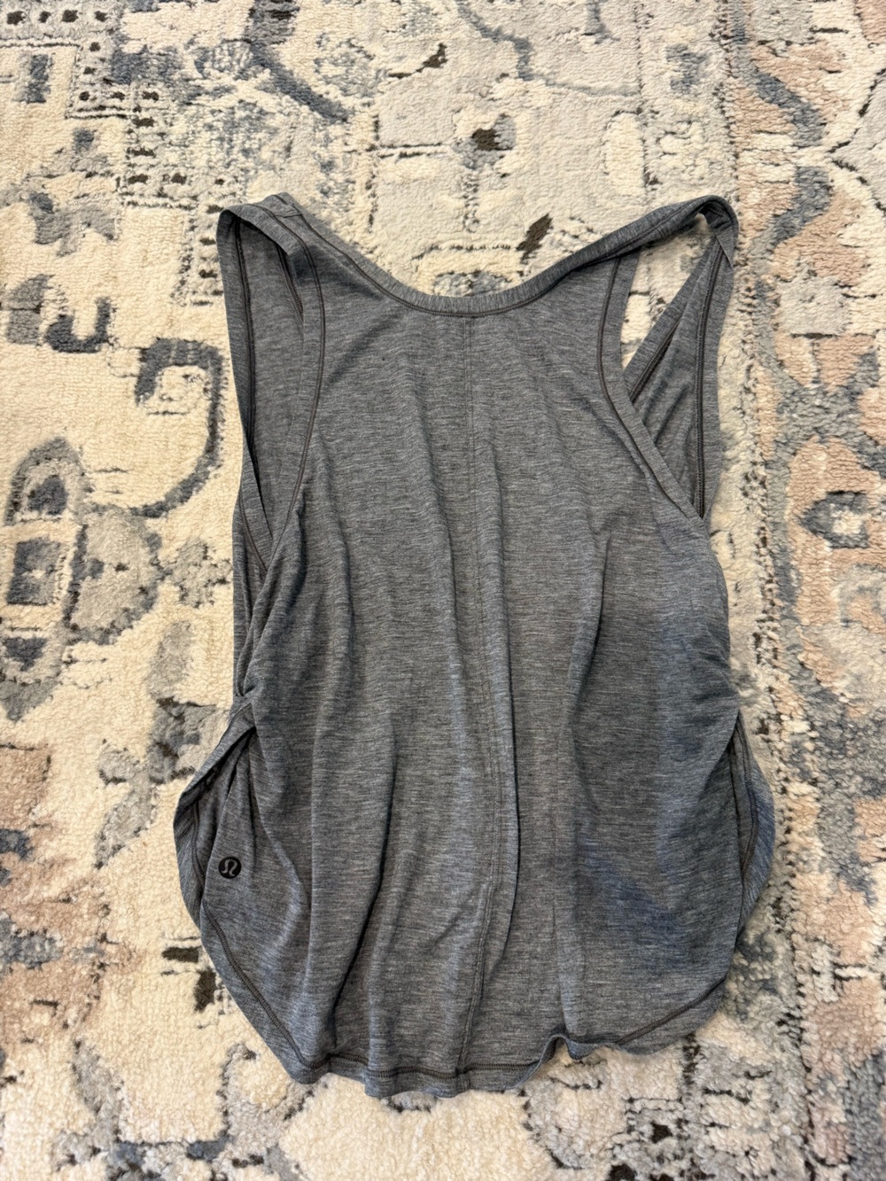 lululemon athletica Gray Heather Racerback Tank